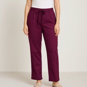 Old Navy Women’s Plum Relaxed Fit Straight-Leg Pants, size 10